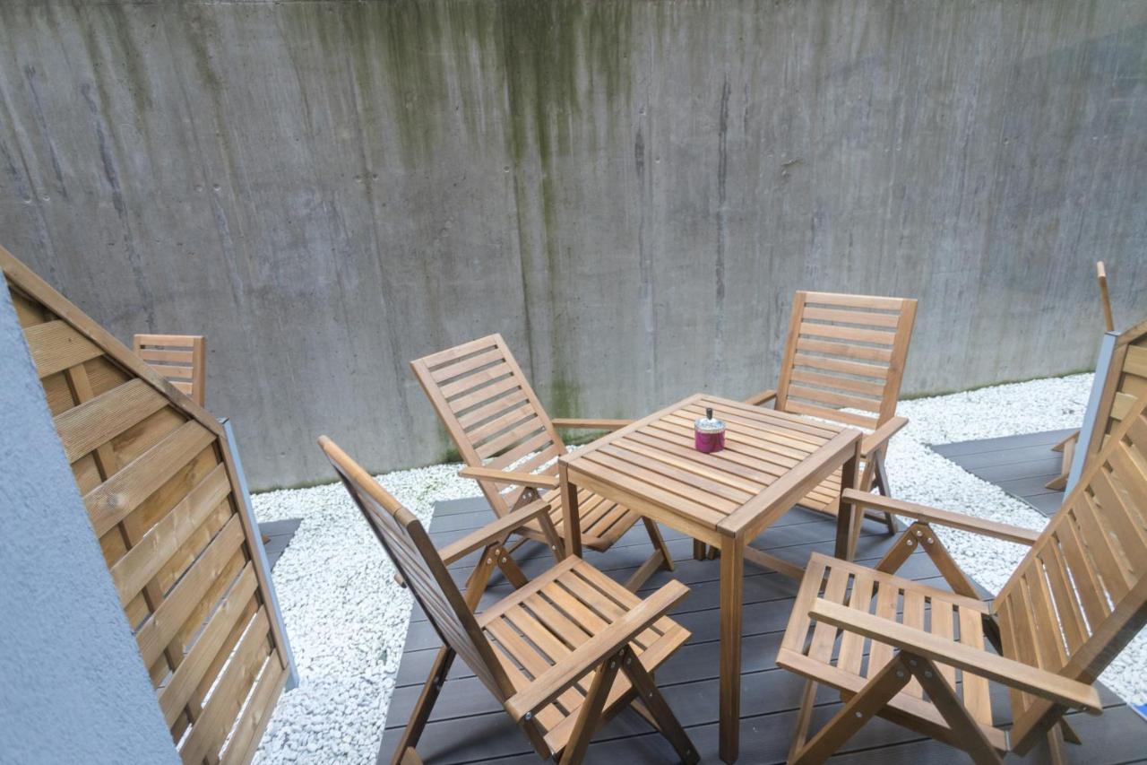 Apartmán Peaceful Basement With Terrace & Free Gym *